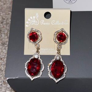 Ruby Dangle Earrings